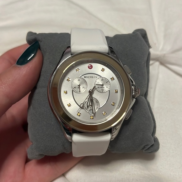 Michele watch with jelly wristband - Picture 2 of 3